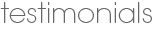 testimonials